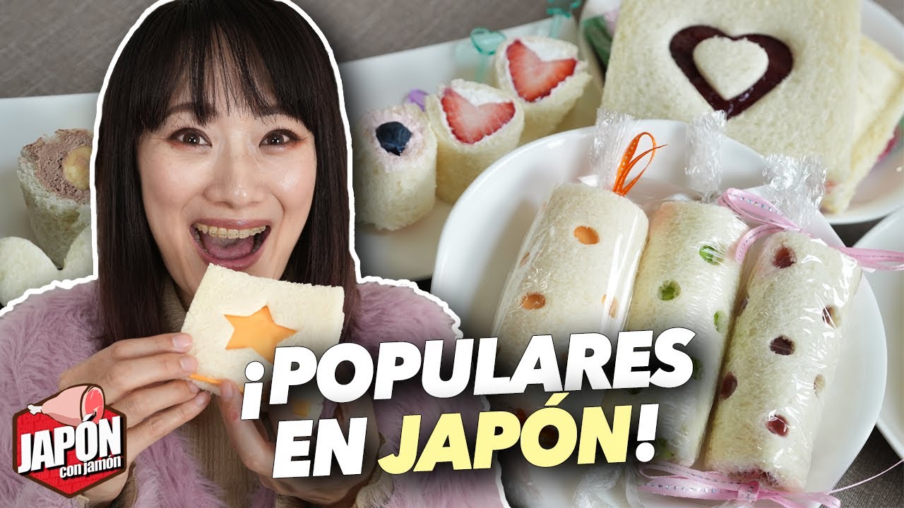 Prepara SÁNDWICH JAPONESES ARTÍSTICOS ¡Receta Fácil!