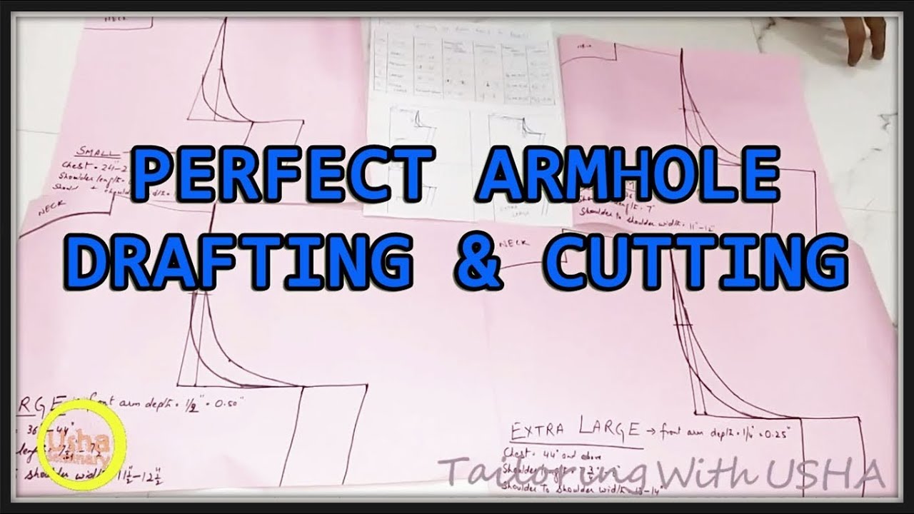 Perfect Armhole Drafting | Armhole Drafting For All Sizes(Small,Medium,Large & Extra Large)