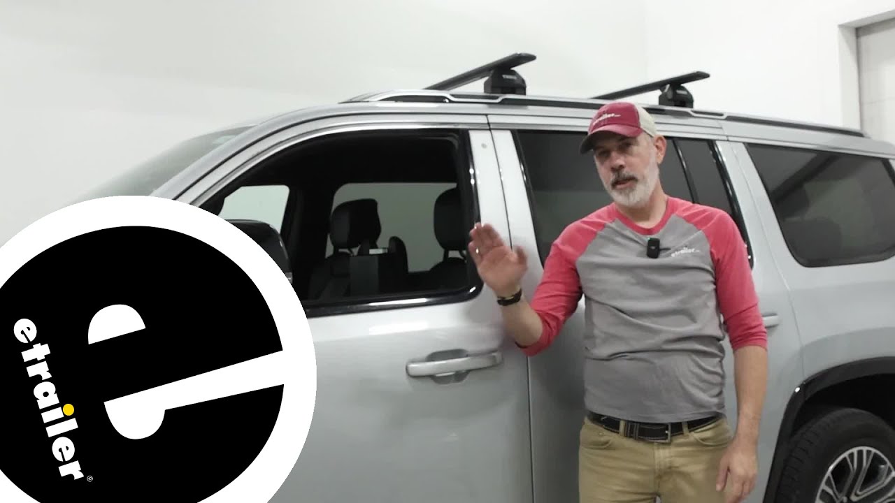 etrailer | Installing the Thule WingBar Evo Roof Rack for Flush Rails on a 2025 Jeep Wagoneer