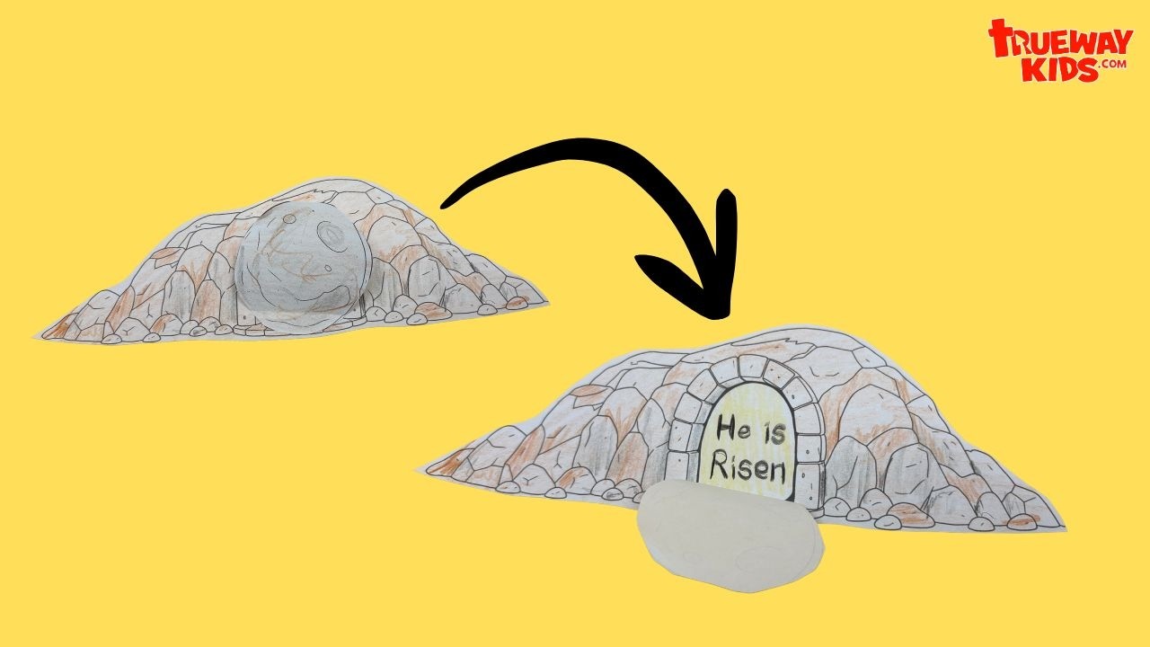 Empty Tomb Flap Craft for Kids | He Is Risen Easter Activity