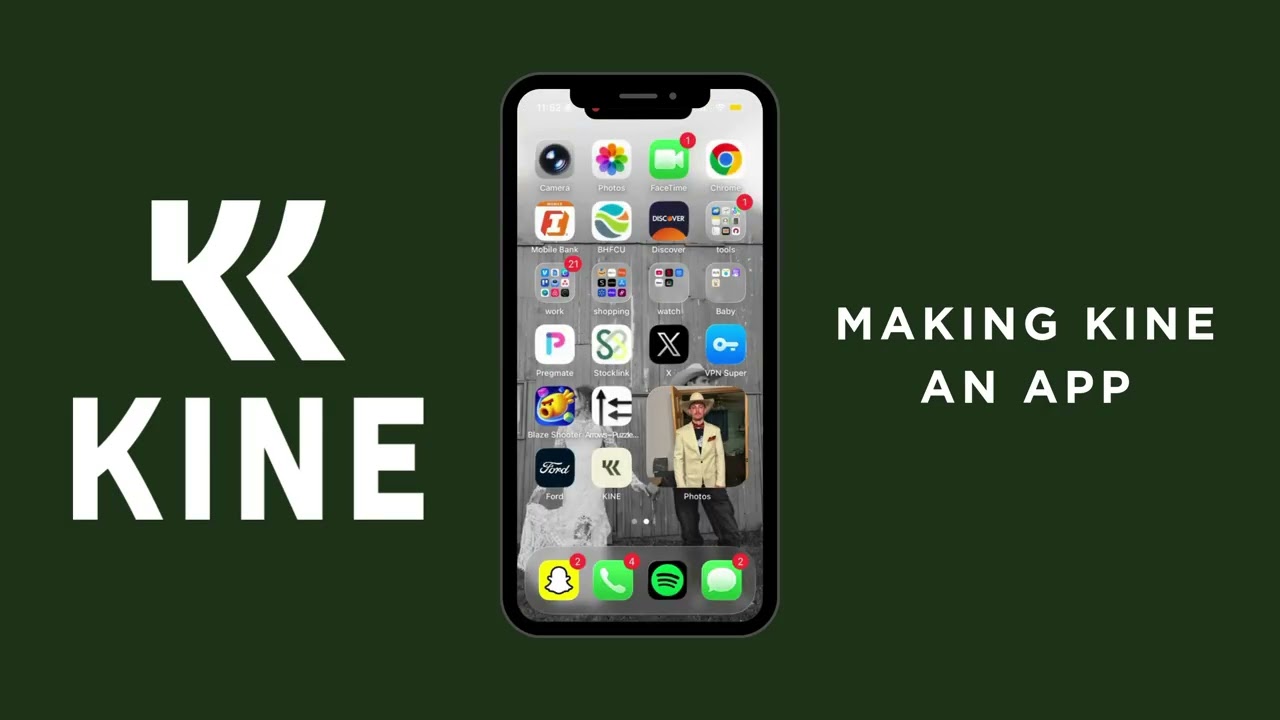 Making KINE an App on your Home Screen