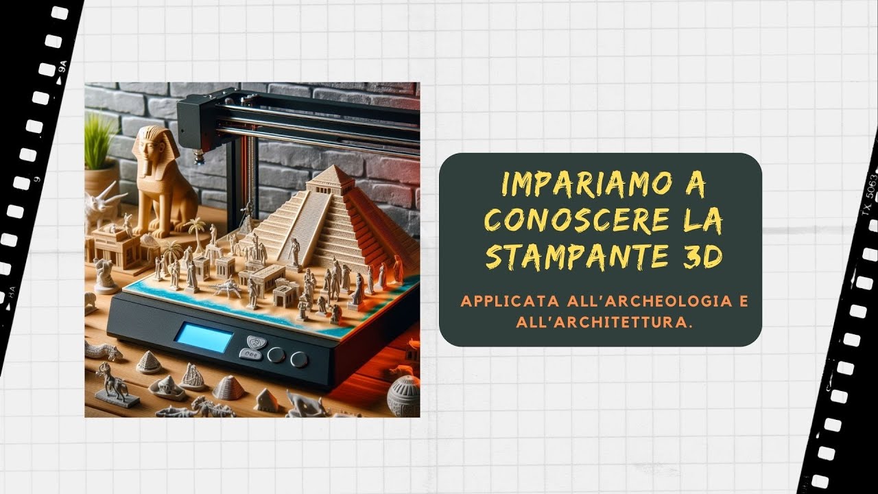 Impariamo a conoscere la stampante 3D applicata all’archeologia e all’architettura.