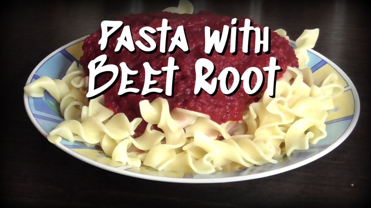 Pasta with Beet Root