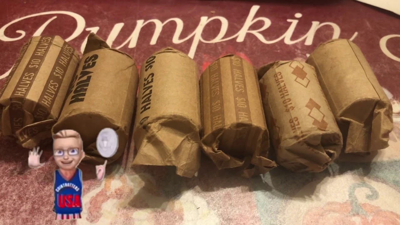 6 customer wrapped rolls of halves from the bank ! What did I find ?
