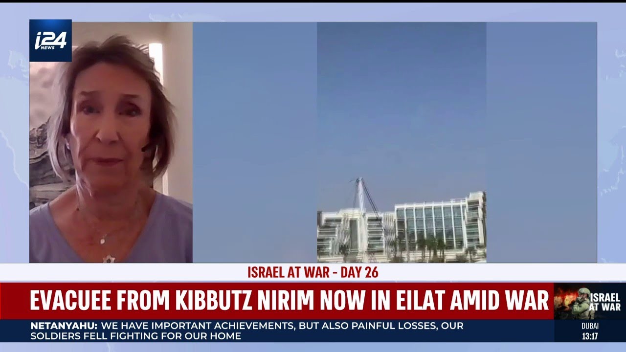 Resident evacuated to Eilat after surviving the October 7th massacre shares her story