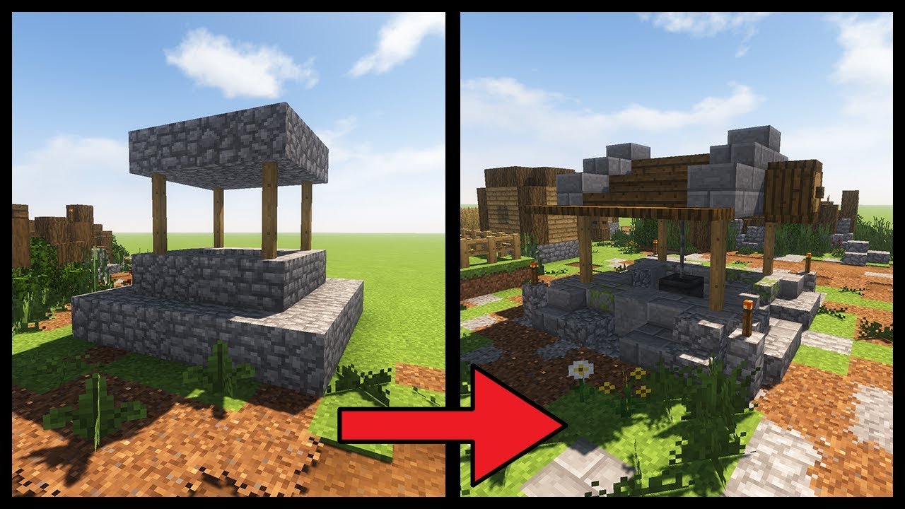 Minecraft Tutorial ► How to Transform a Minecraft Village Well!!!
