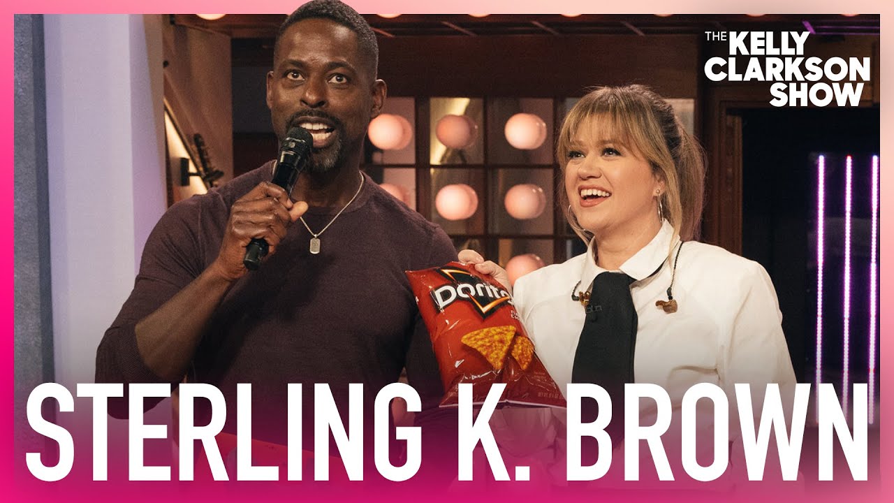 Sterling K. Brown Surprises Kelly Clarkson With Doritos For Christmas