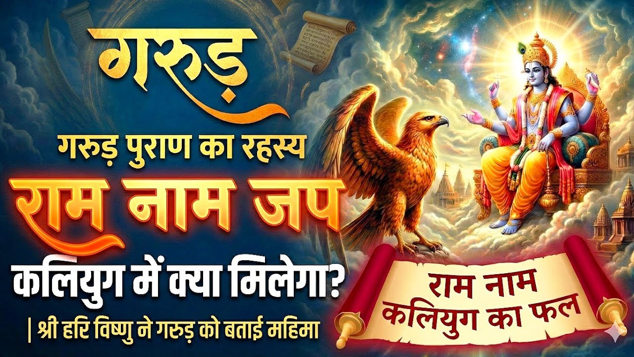 गरुड़ पुराण का रहस्य: राम नाम जप से कलियुग में क्या मिलेगा? | श्री हरि विष्णु ने गरुड़ को बताई महिमा