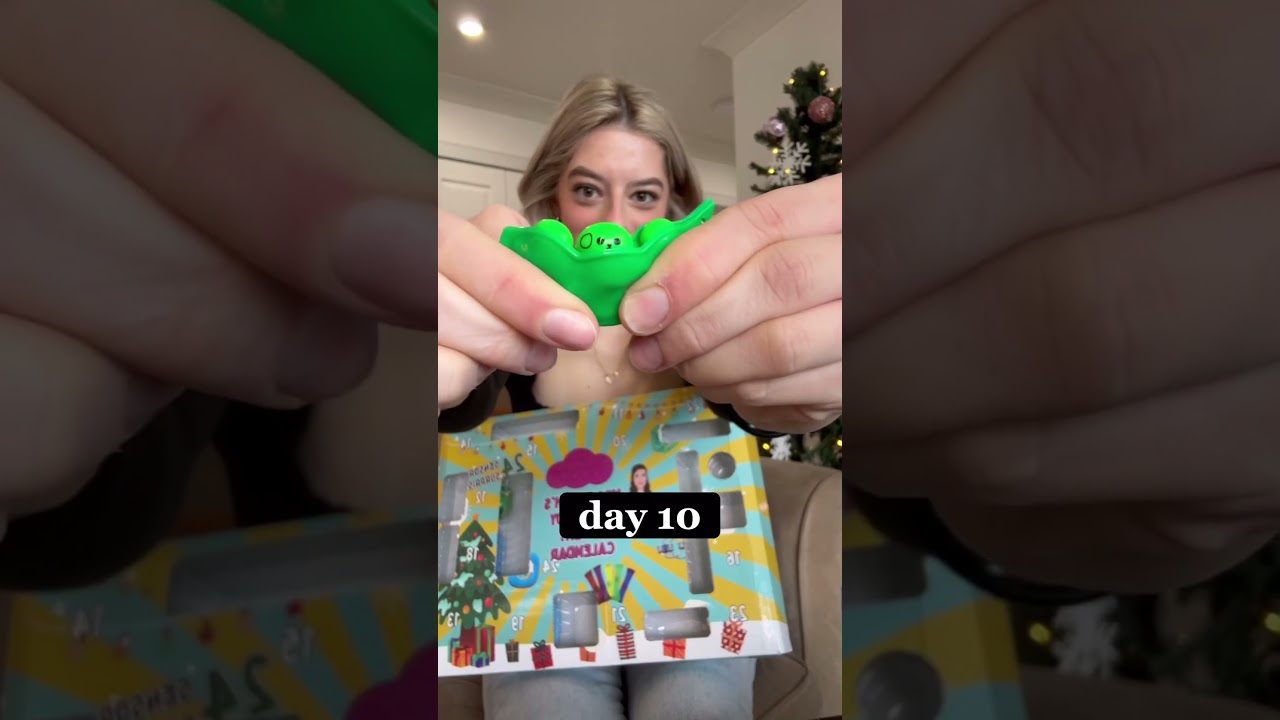 Адвент-календарь с игрушками-фиджетами!🤯 #шорты #СДВГ #фиджет