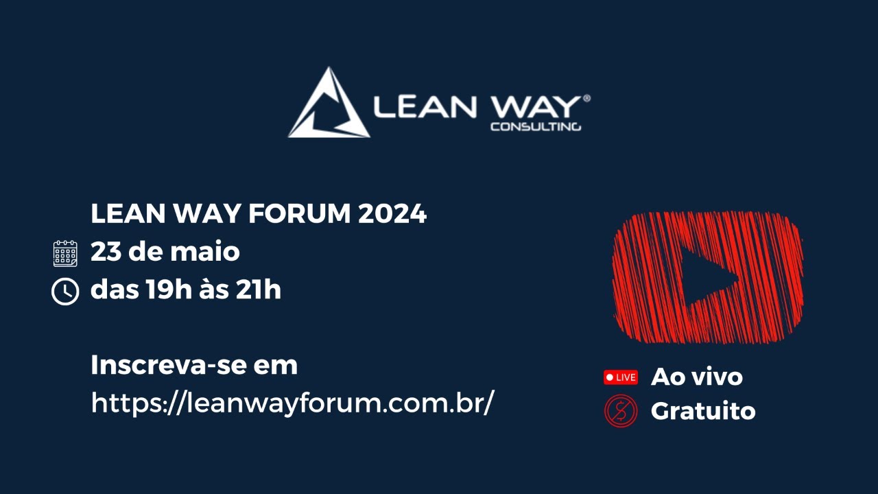 Lean Way Forum - 23/5 - das 19h às 21h