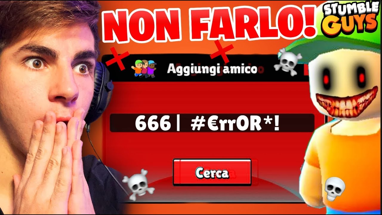 NON MANDARE L' AMICIZIA A QUESTO PLAYER MALEDETTO su Stumble Guys!