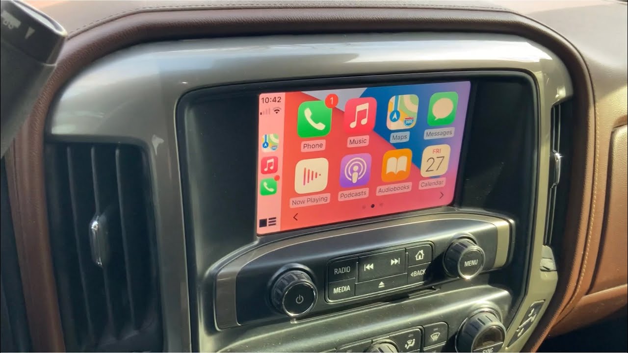 Как добавить Apple CarPlay на Chevrolet Silverado 2014-2015 годов или GMC Sierra