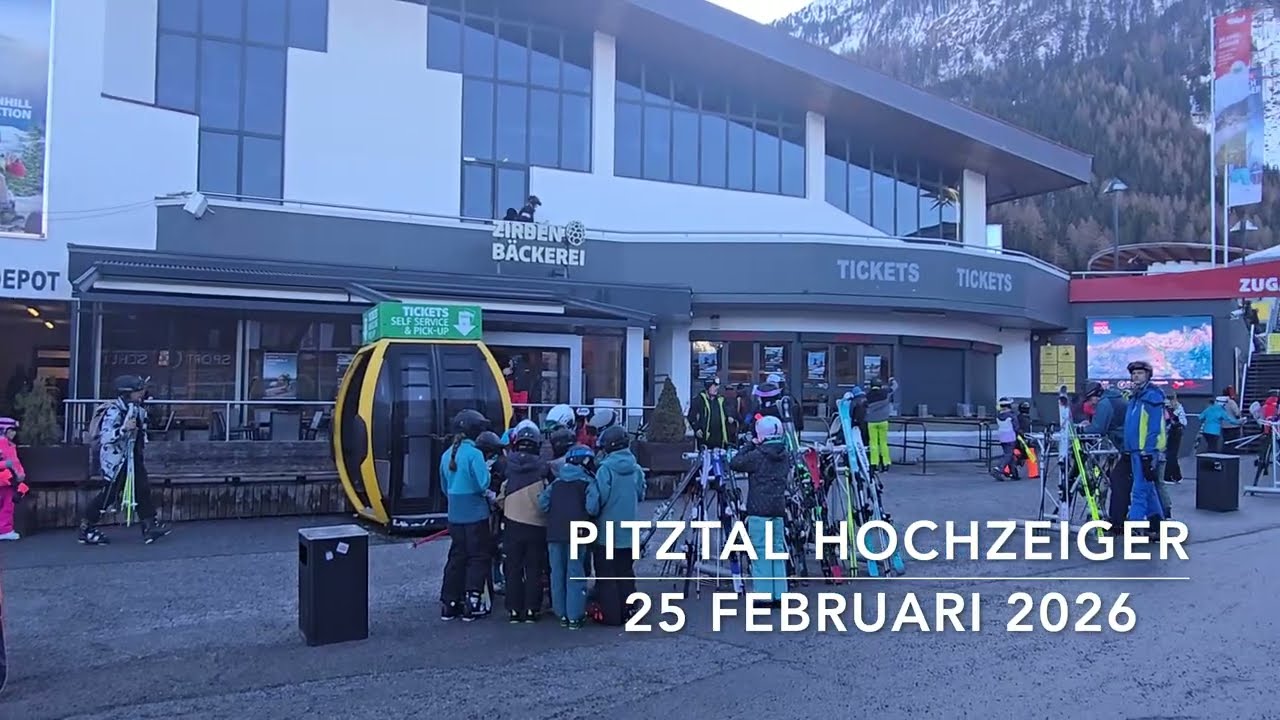 Pitztal Hochzeiger 25 februari 2026