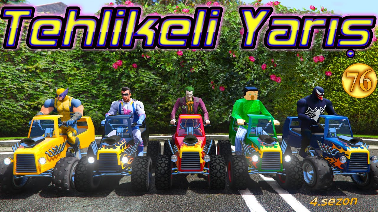 TEHLİKELİ ATV YARIŞI JOKER KAMİL DAYI