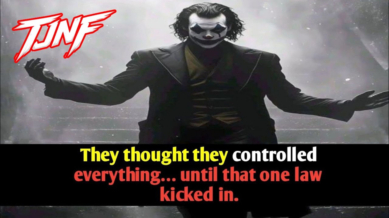 They Thought They Controlled Everything&hellip; Until One Law Took Over  Joker Motivation Speech