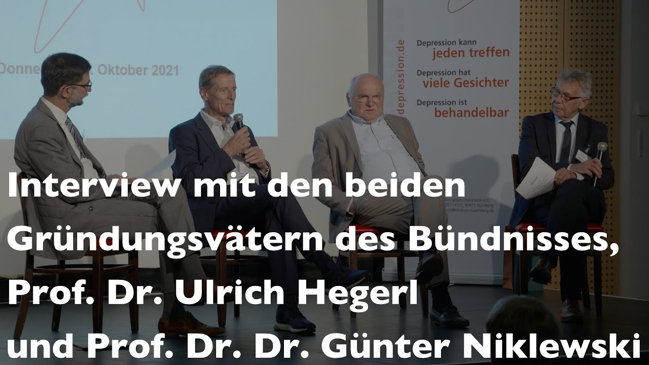 Interview mit den Gründungsvätern des Nürnberger Bündnisses gegen DepressionDiskussionsrunde