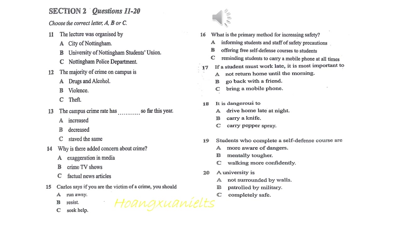IELTS Listening Actual Tests Vol 2 Test 2