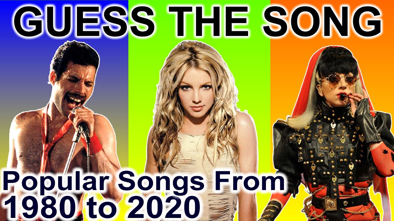 Guess The Song From 1980 to 2020 | Guess The Popular Songs Music Quiz | Guess The Song Challenge