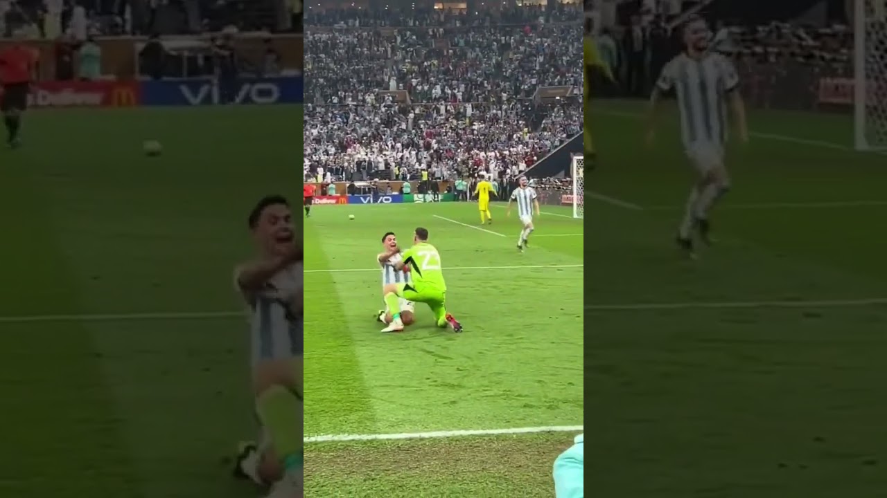REACCI&Oacute;N del DIBU MART&Iacute;NEZ ante el PENALTI de MONTIEL que CONSAGR&Oacute; CAMPE&Oacute;N a la SELECCI&Oacute;N ARGENTINA