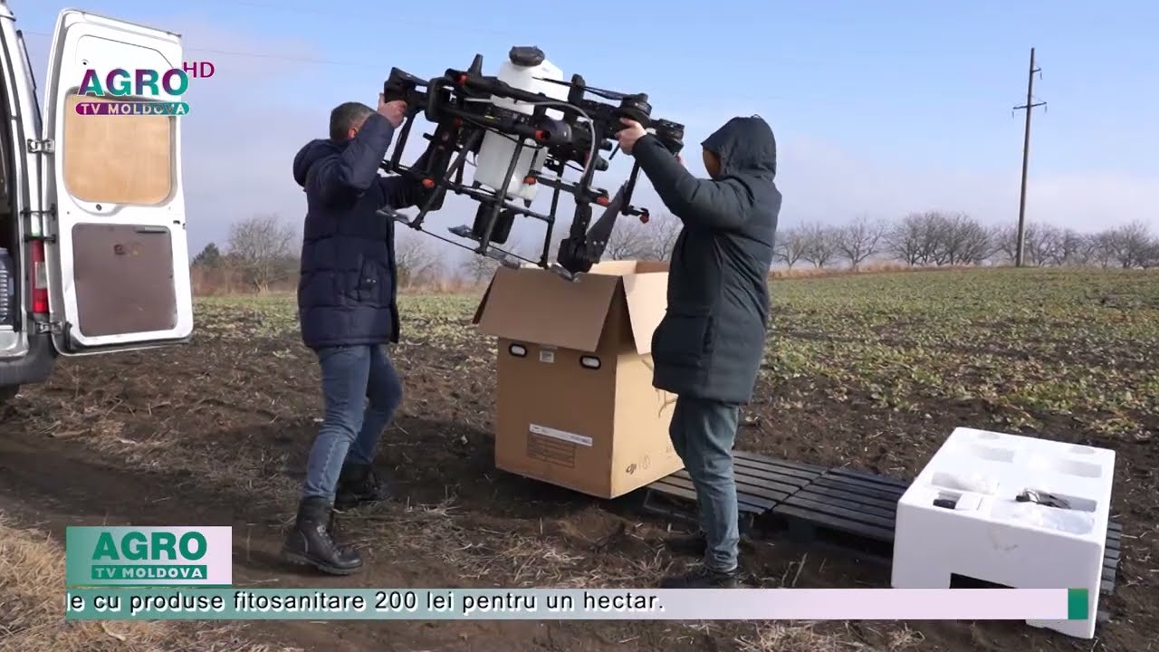 Cu ajutorul unei drone agricole poți pulveriza într-o zi 160 de hectare – AGRO TV News