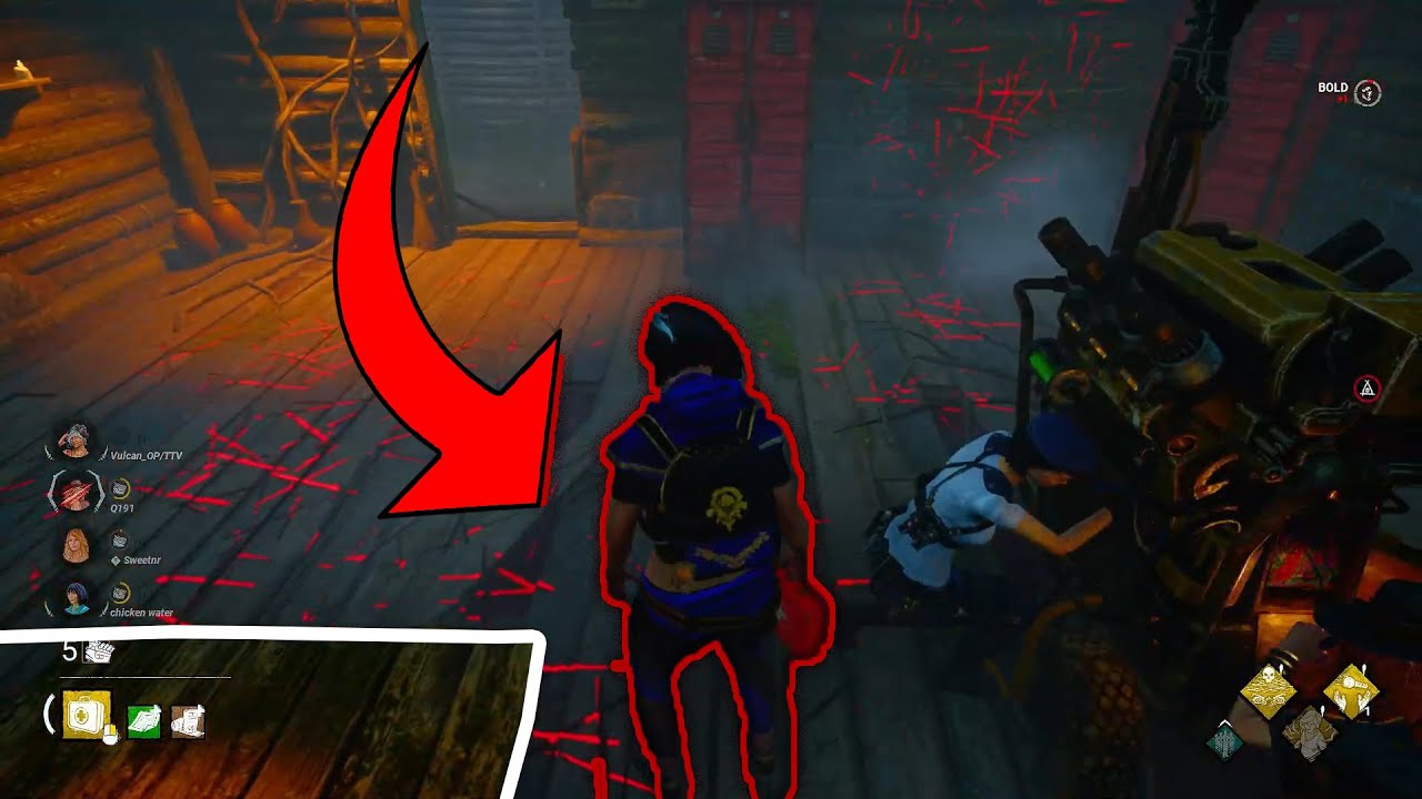 The New Red Forest Map Bug/Glitch - Dead by Daylight