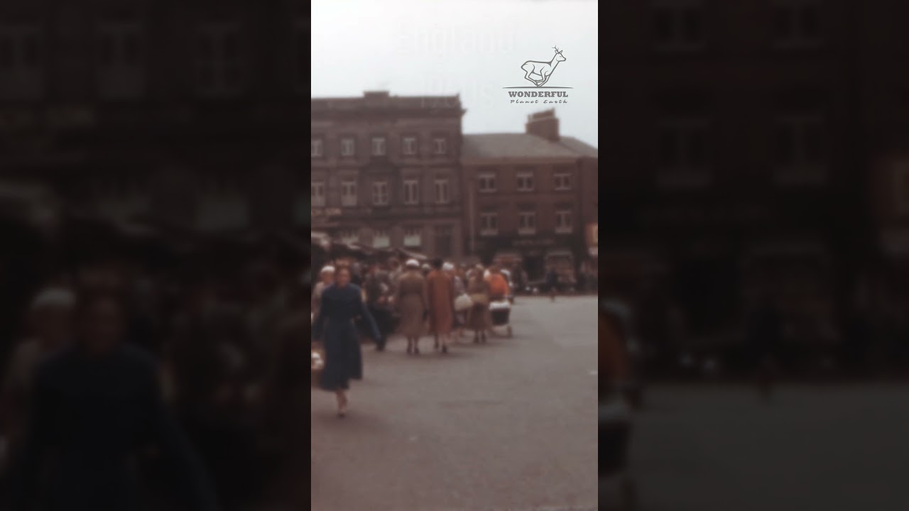 Traditional Market and Traffic in Macclesfield Square in the 1960s #short #shorts