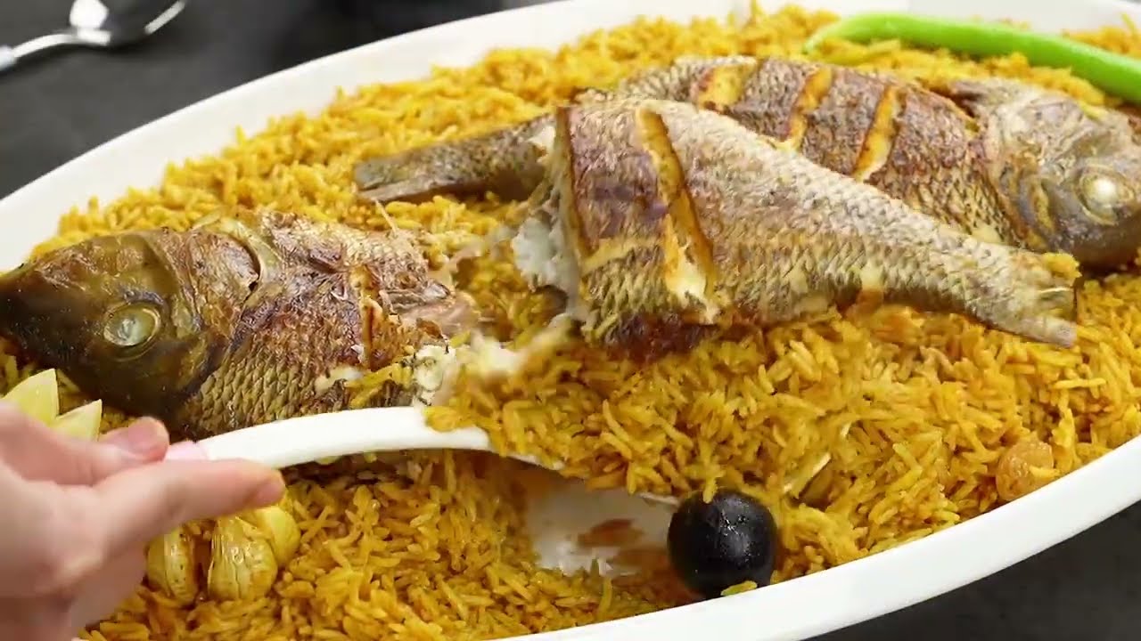 Royal fish kabsa    One of the most delicious kabsa and the secret of my mixture of fish, rice