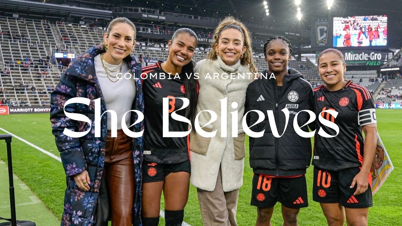 vlog I COLOMBIA vs ARGENTINA | SheBelieves Cup 2026 | GOLAZO Linda Caicedo