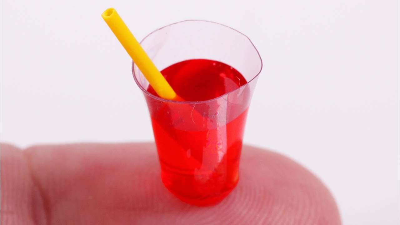 DIY How to make a miniature glass