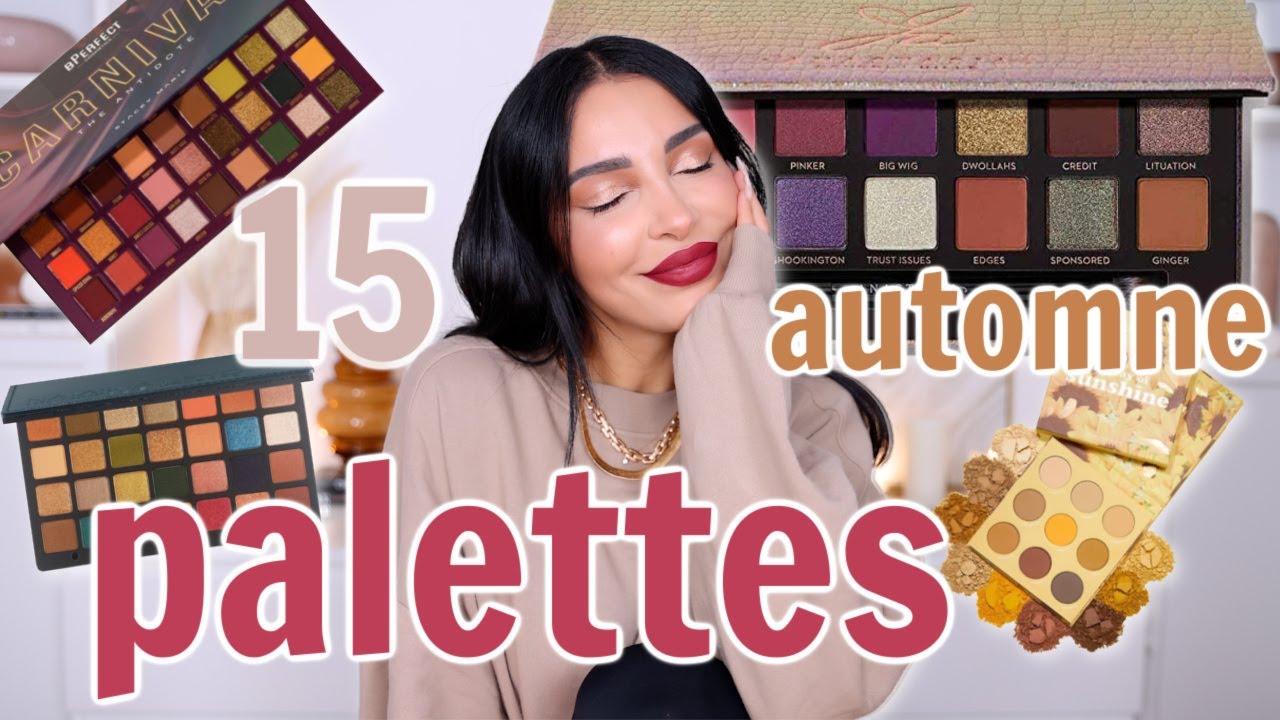 MES 15 BEST PALETTES POUR L'AUTOMNE 🍁