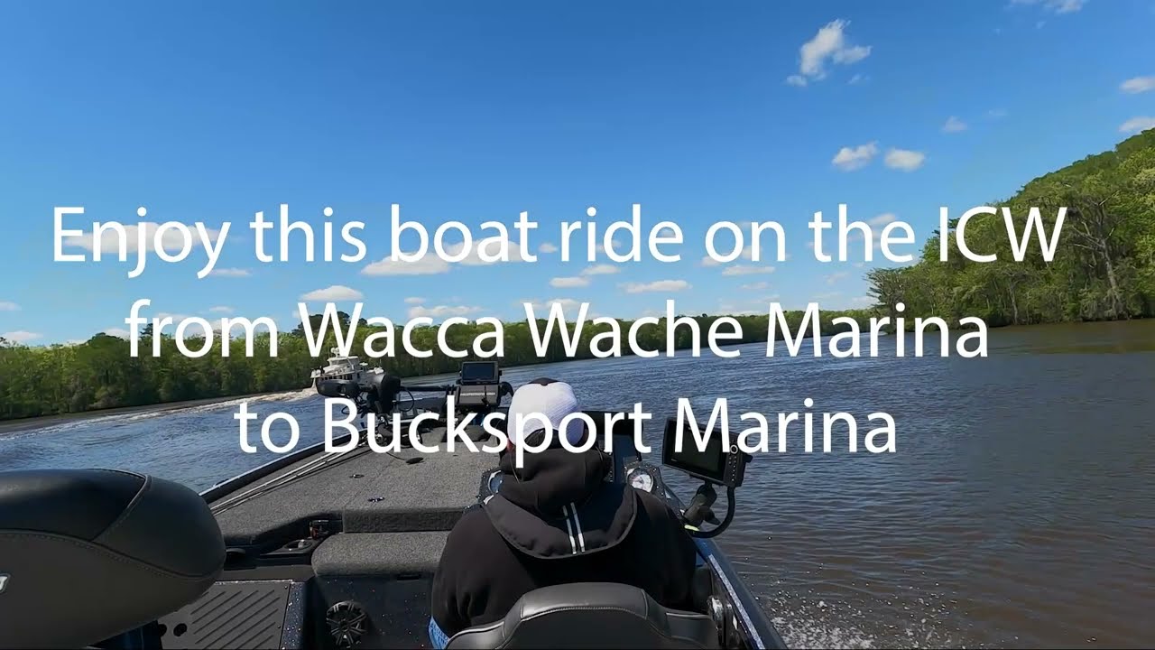 Boat Ride on ICW from Wacca Wache to Bucksport Marina