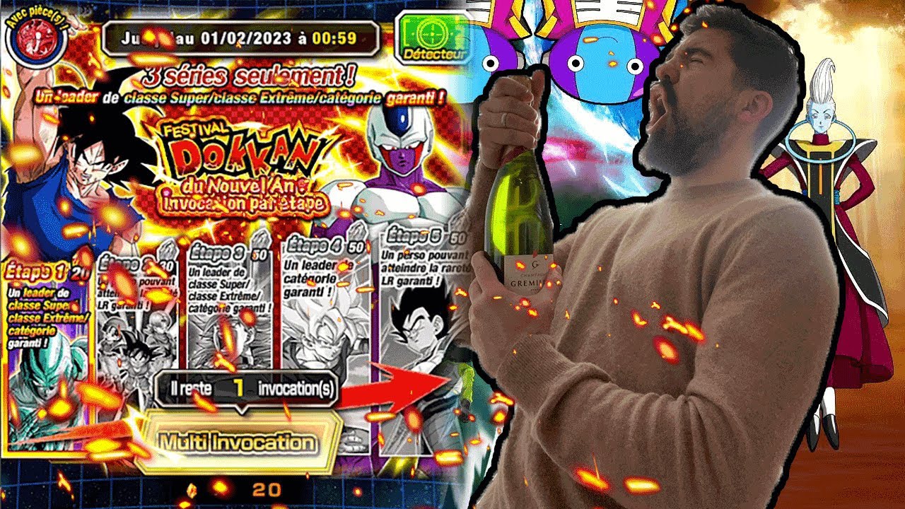 😱BRAQUAGE STEP-UP DU NOUVEL AN !!! LE CYCLE LE PLUS RENTABLE | DRAGON BALL Z DOKKAN BATTLE