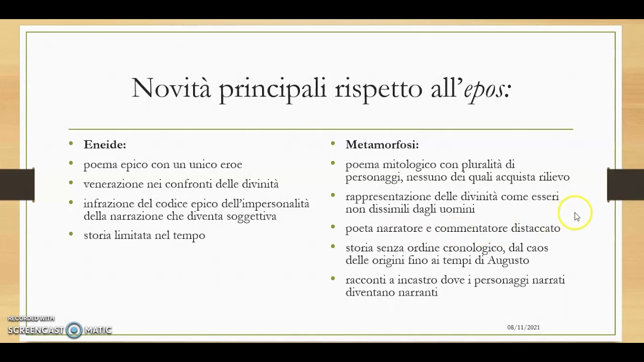 Ovidio, le Metamorfosi e le elegie dell'esilio