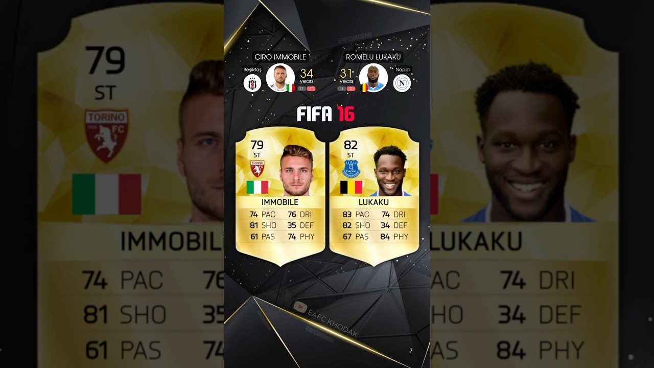 Ciro Immobile vs Romelu Lukaku! FIFA 11 - FC 24! 