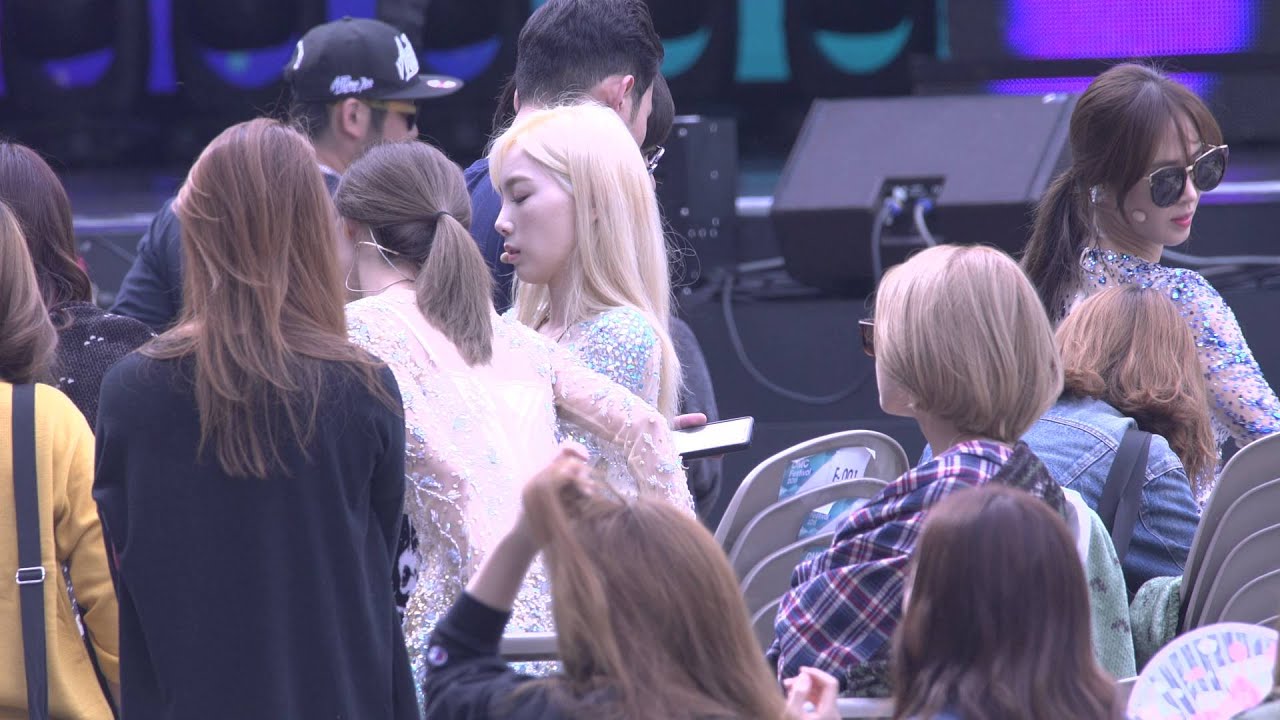 DMC 음악중심 소녀시대 리허설대기