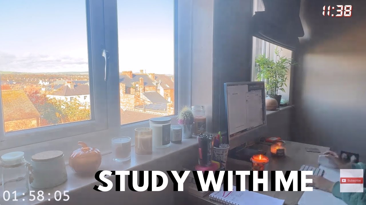 LIVE 🔴  Study With Me | NO BREAKS | 🌧️ Rain  Sounds
