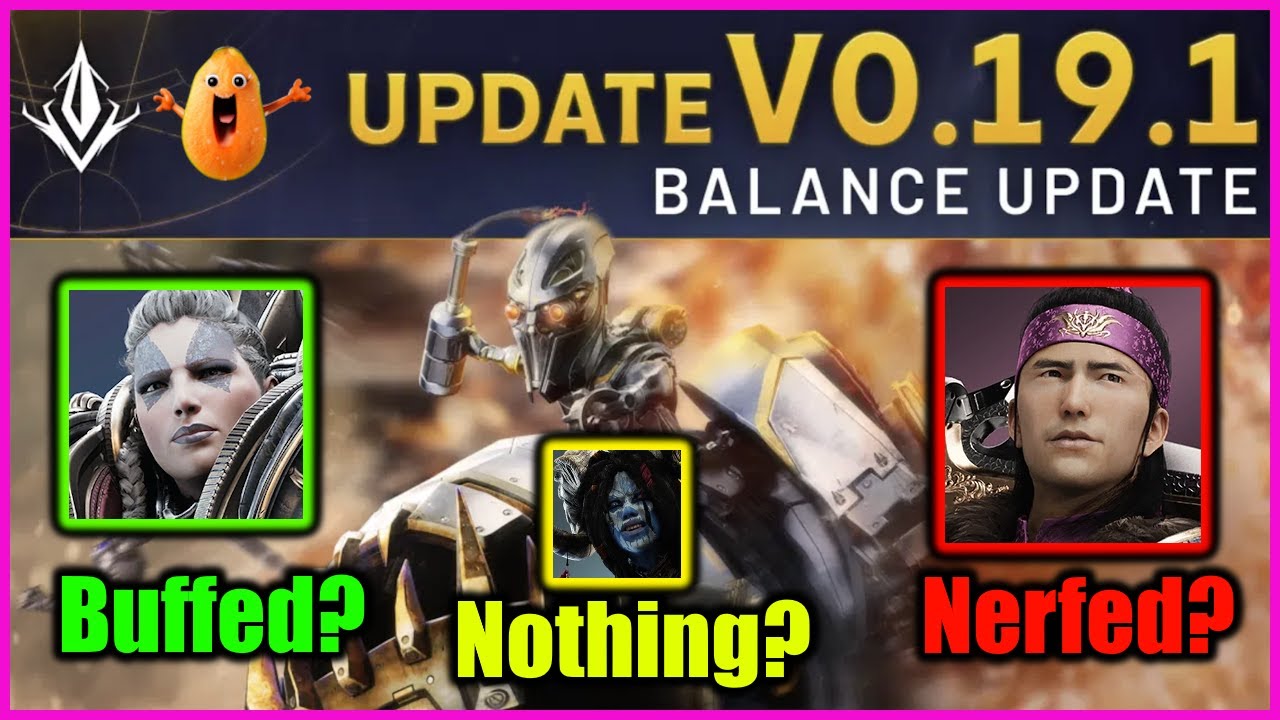 V0.19.1 Balance Patch rundown and overview | Predecessor Guides