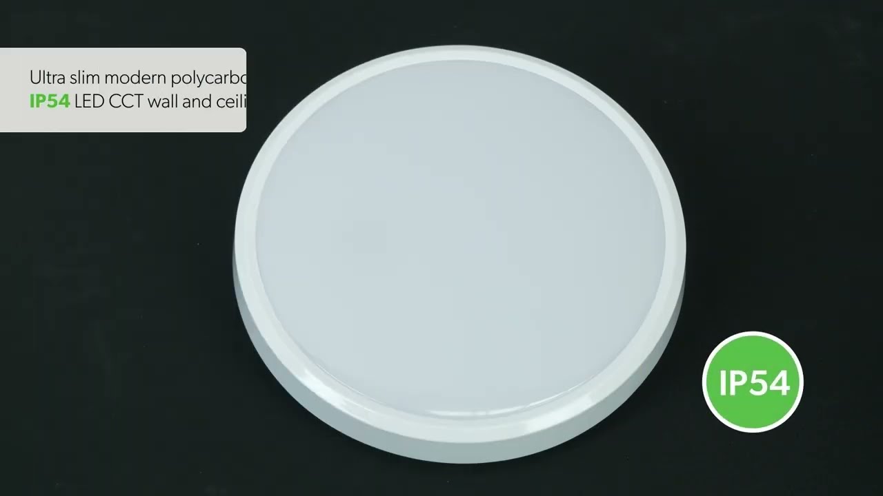 How to install 4lite's IP54 Slim Wall and Ceiling Light CCT