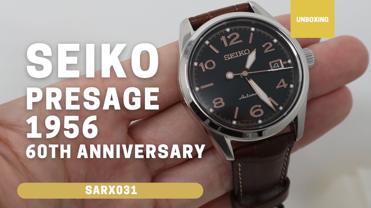 Unboxing Seiko 60th Anniversary Presage 1956 Limited AT SARX031
