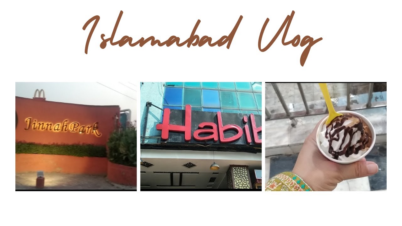 Trip to Islamabad | Jinnah Park , Pindi | Lunch at Habibi Restaurant , I-8 | HSH-VLOGS