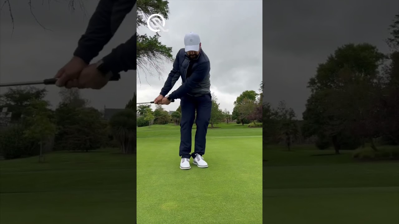 HOW TO Chip the Golf Ball off Tight Lies! #golfshorts #golfer #golfcoach #golftips #golfswing #fyp