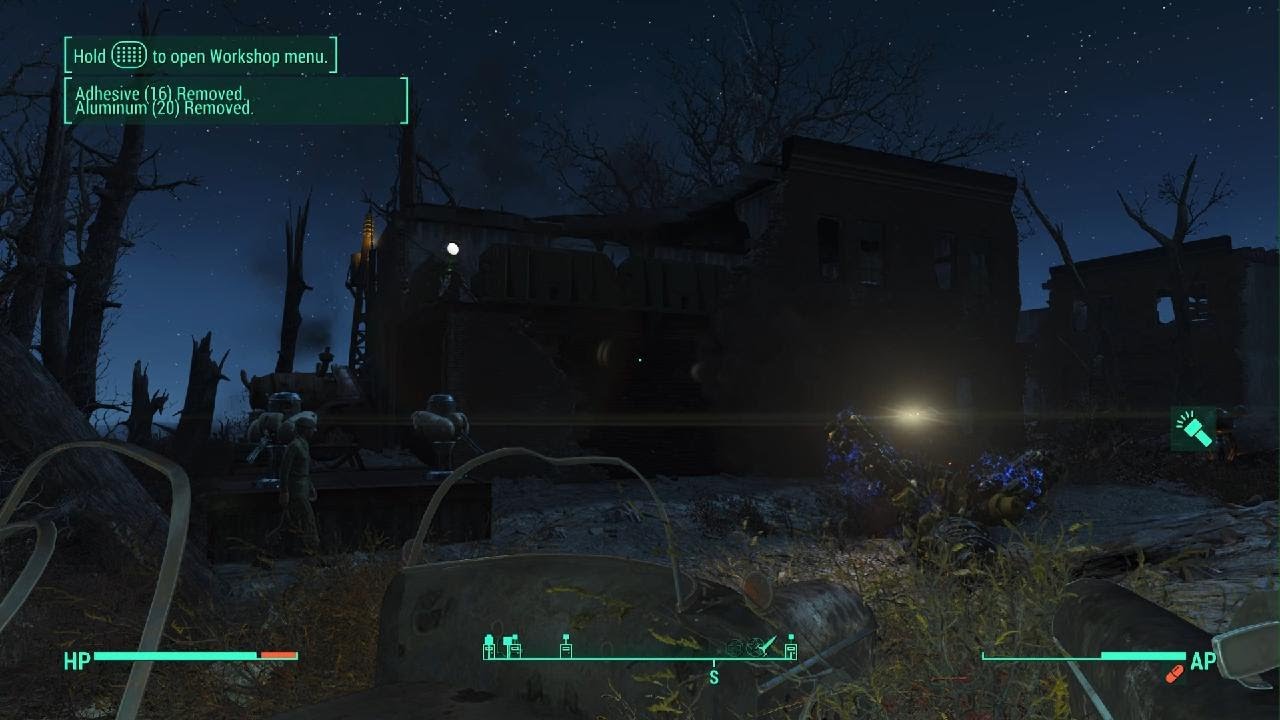Fallout 4 Automatron Rogue Robot - Survivalist Toolbox CC - Building a Fortified Checkpoint