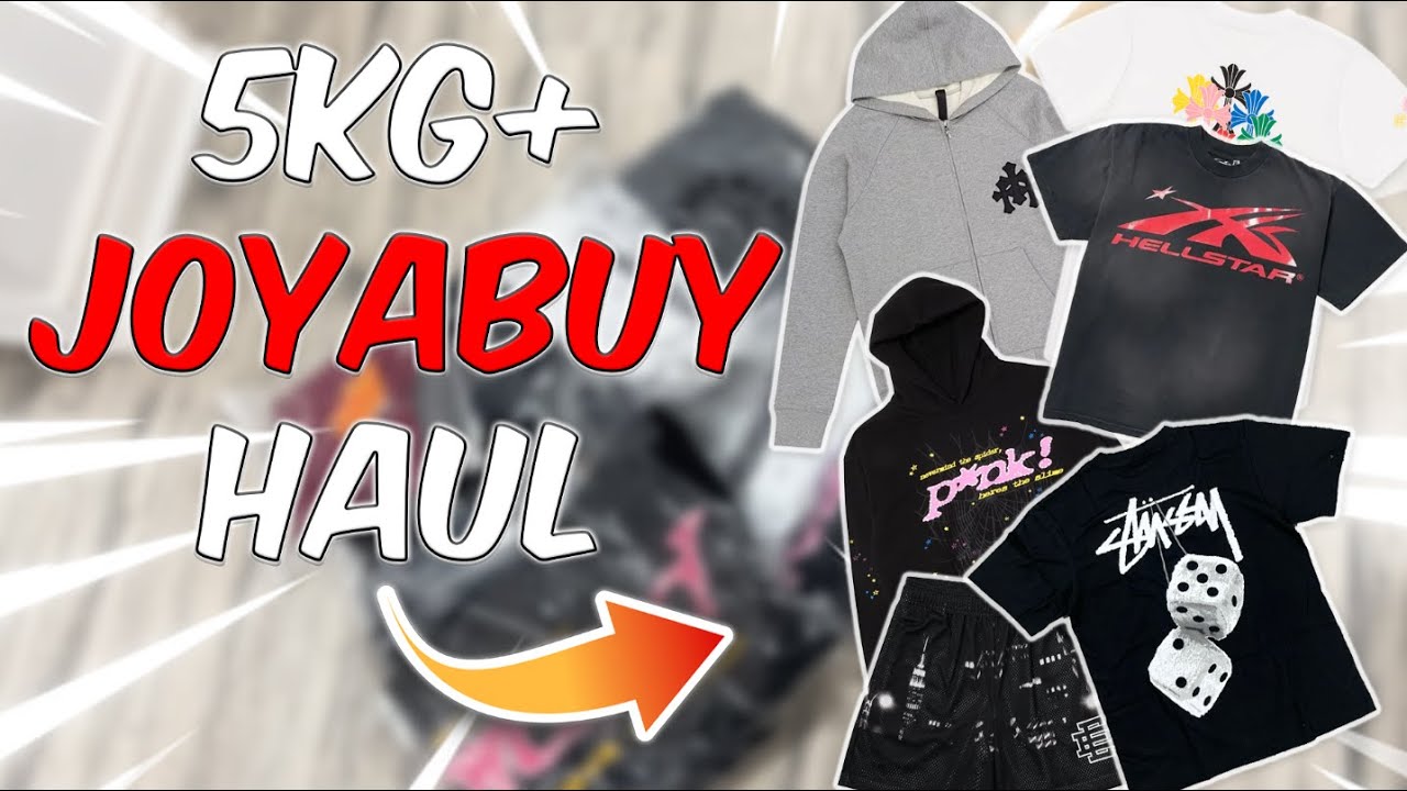 INSANE 5KG JOYAGOO HAUL! (Chrome Hearts, Hellstar, Sp5der + MORE)