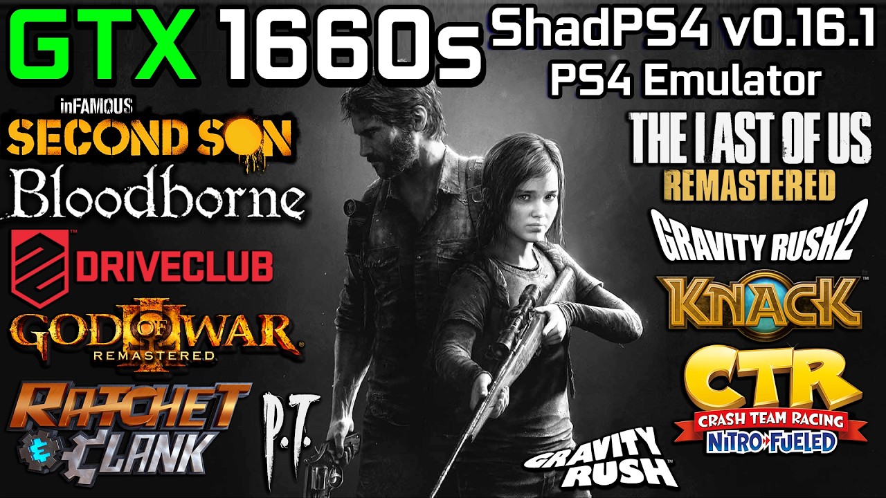 ShadPS4 on GTX 1660 Super - Test in 13 Games (PS4 Emulator)