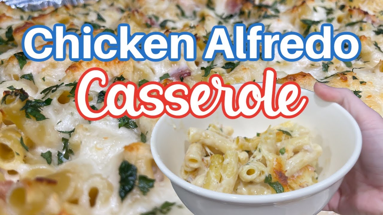 How to Make EASY Chicken Alfredo Casserole | Quick & Easy Dinner Ideas on a Budget