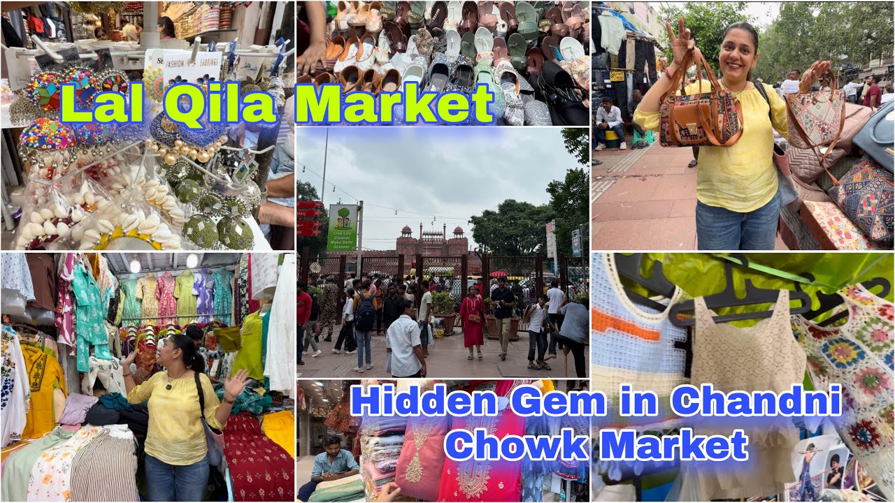Lal Qila Market | Hidden Gem in Chandni Chowk Market | Latest collection 2025