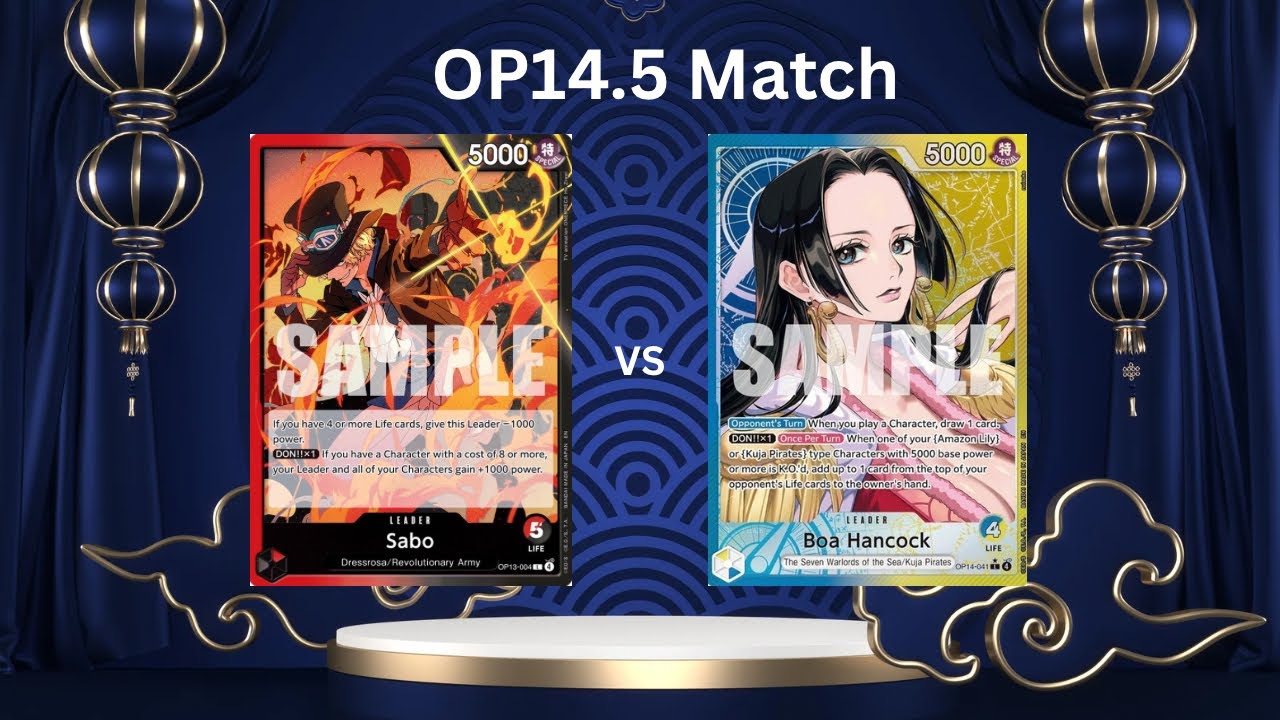 OPTCG Red Bull Double Don Qualifier RB Sabo vs UY Boa Hancock 