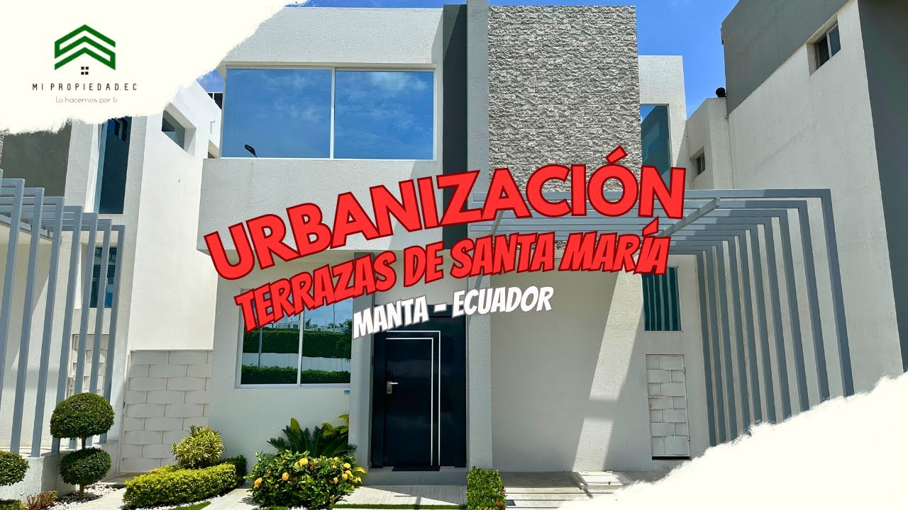 Urbanización Terrazas de Santa María en Manta | 3 Dormitorios con Baños completos | $96.800