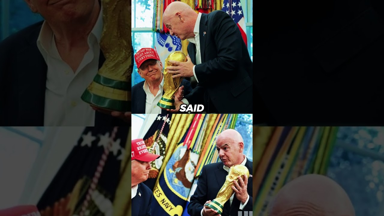 Prezydent FIFA drażnił Ronaldo, pokazując Mistrzostwa Świata, ale Trump mu je ukradł. 😳🤣
