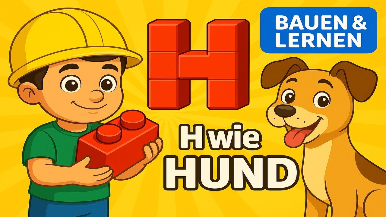 Buchstabe H lernen 🐶 | H wie Hund – ABC für Kinder